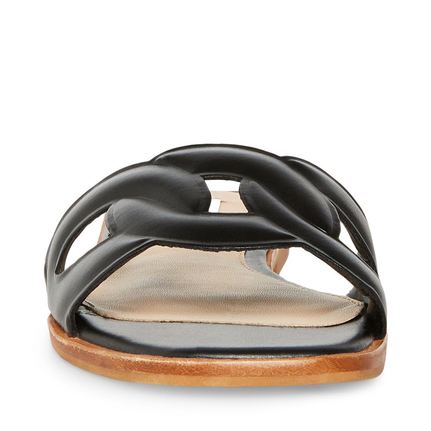 Sandalias de Diapositivas Steve Madden Helene Mujer Negras | ES AH0ES9